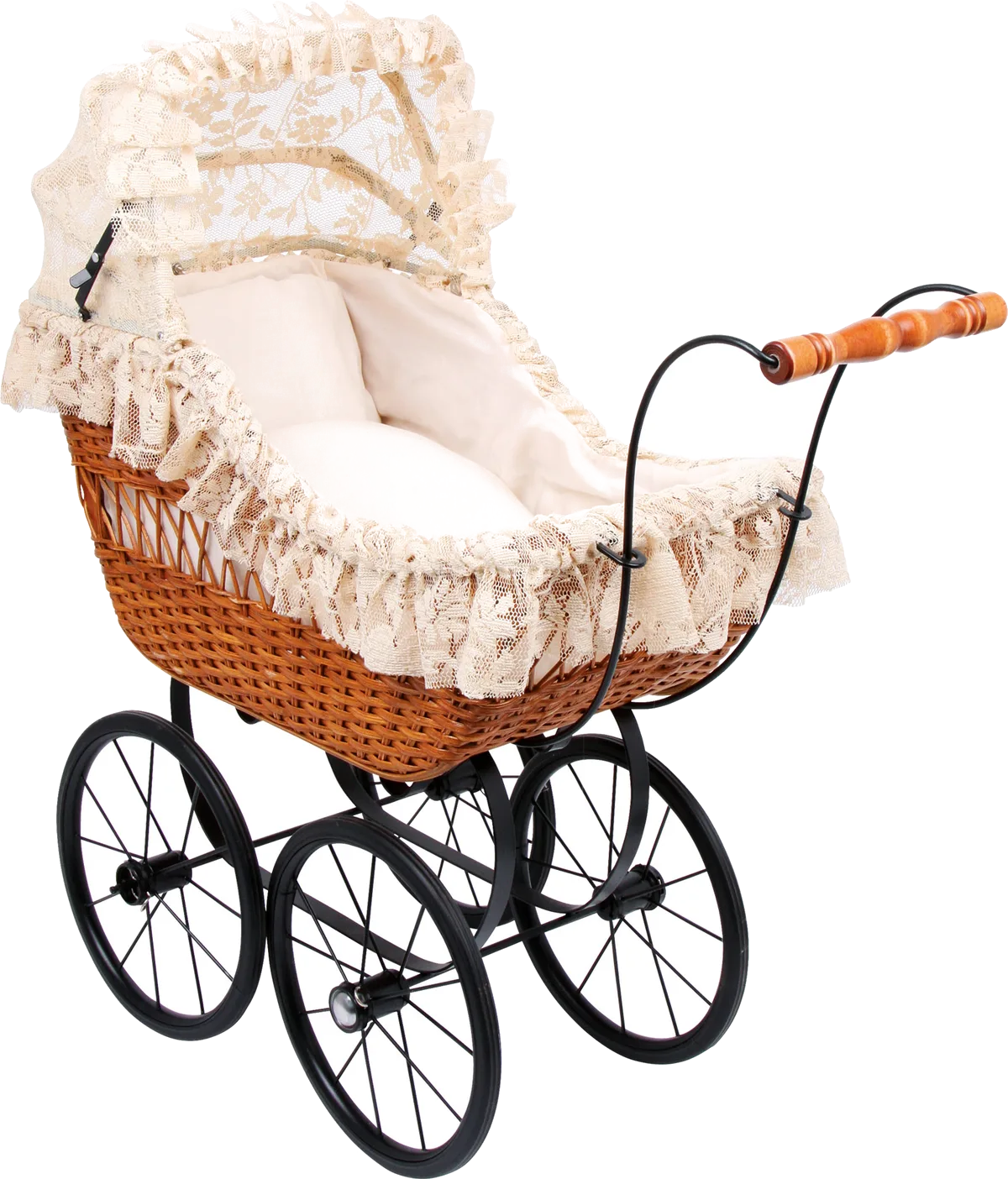 small foot Dukkevogn i Rattan, Cornelia - billede 1