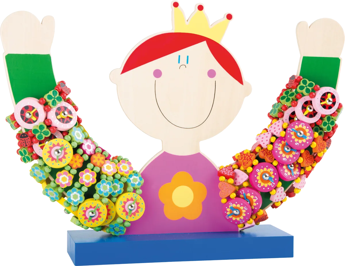 small foot Display Prinsesse Ure (36 stk), Træ - billede 1