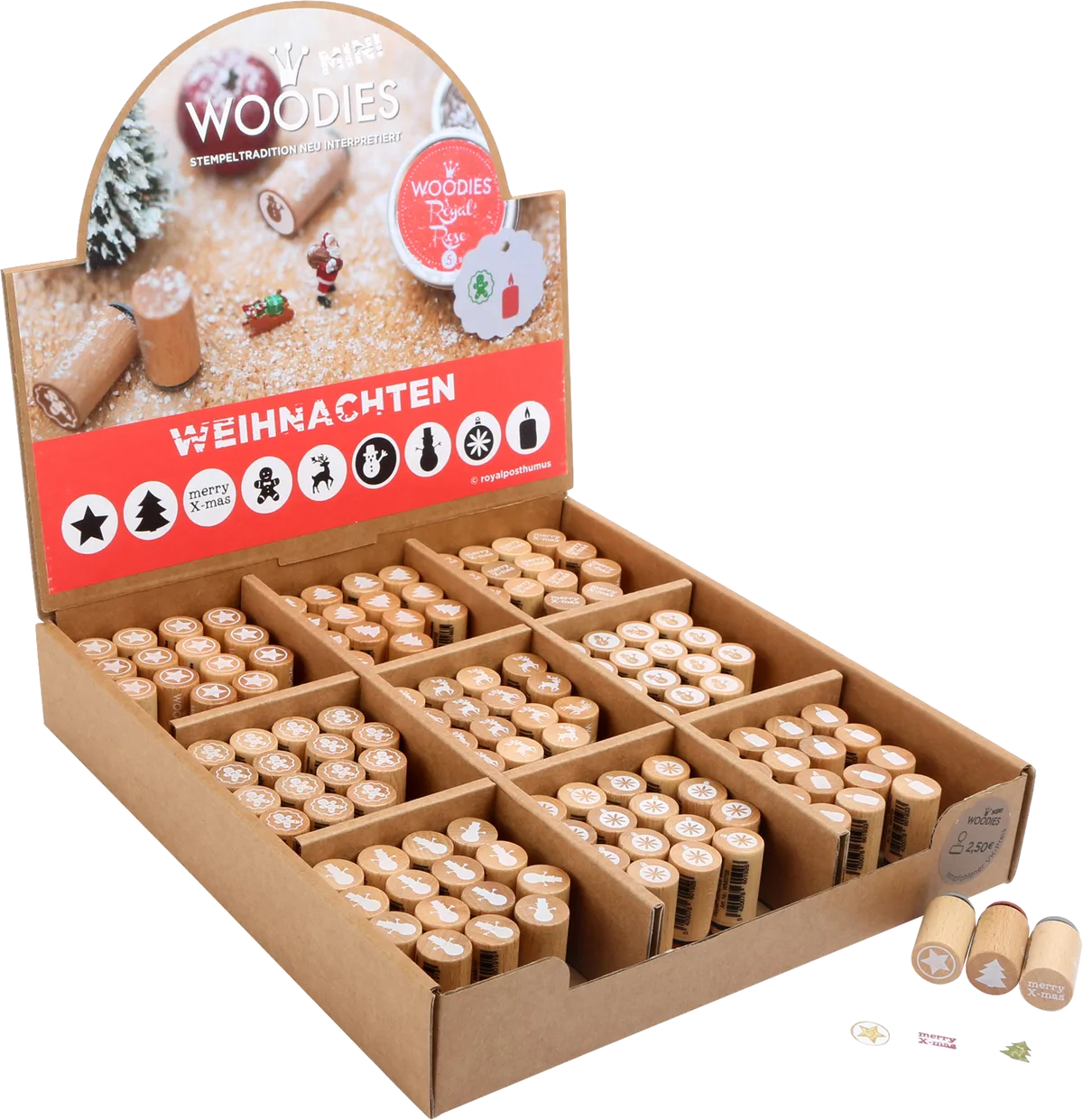 small foot Display Stempler (135 stk), Jul - billede 1