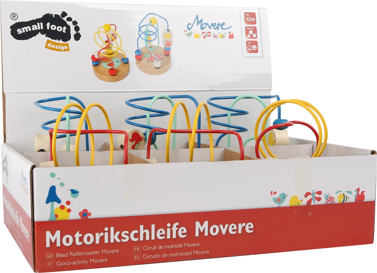 small foot Display Aktivitets Loop (6 stk), Move It - billede 1