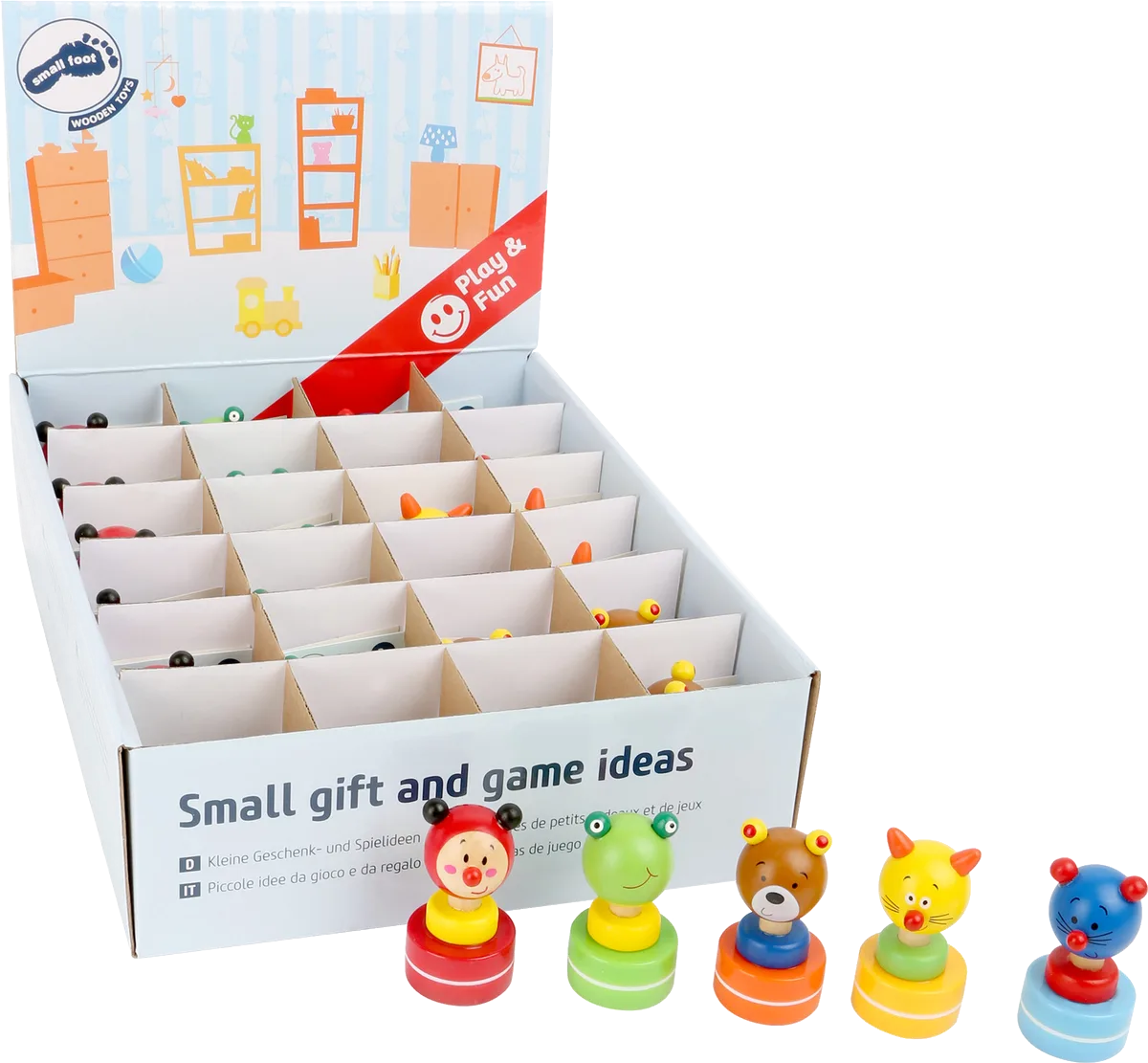 small foot Display Stempler (24 stk), Dyr - billede 1