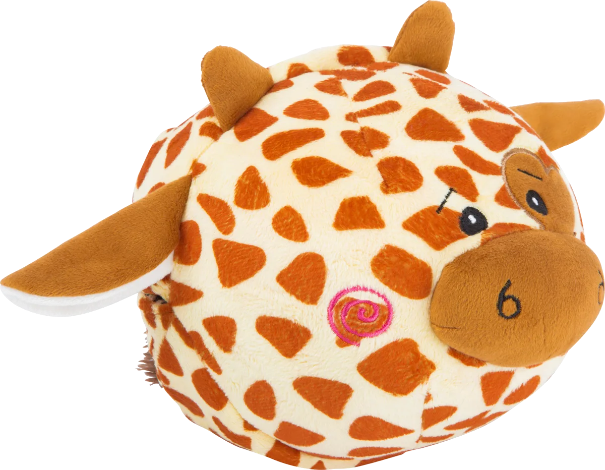 small foot Bold Vendebar Zebra og Giraf, Plys - billede 1