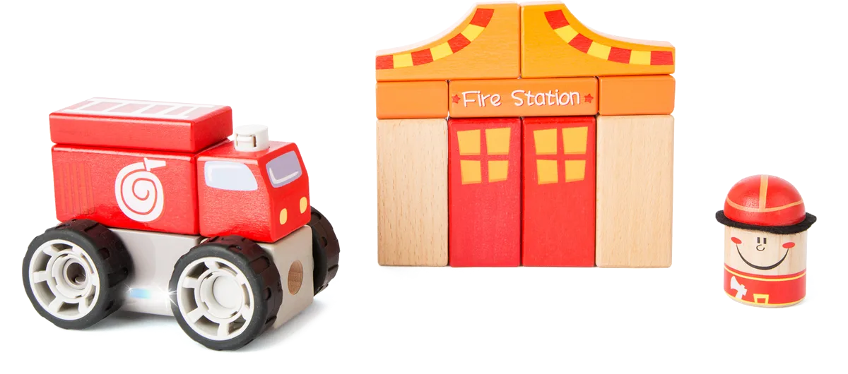 small foot Byggesæt med lyd, Brandbil - billede 1