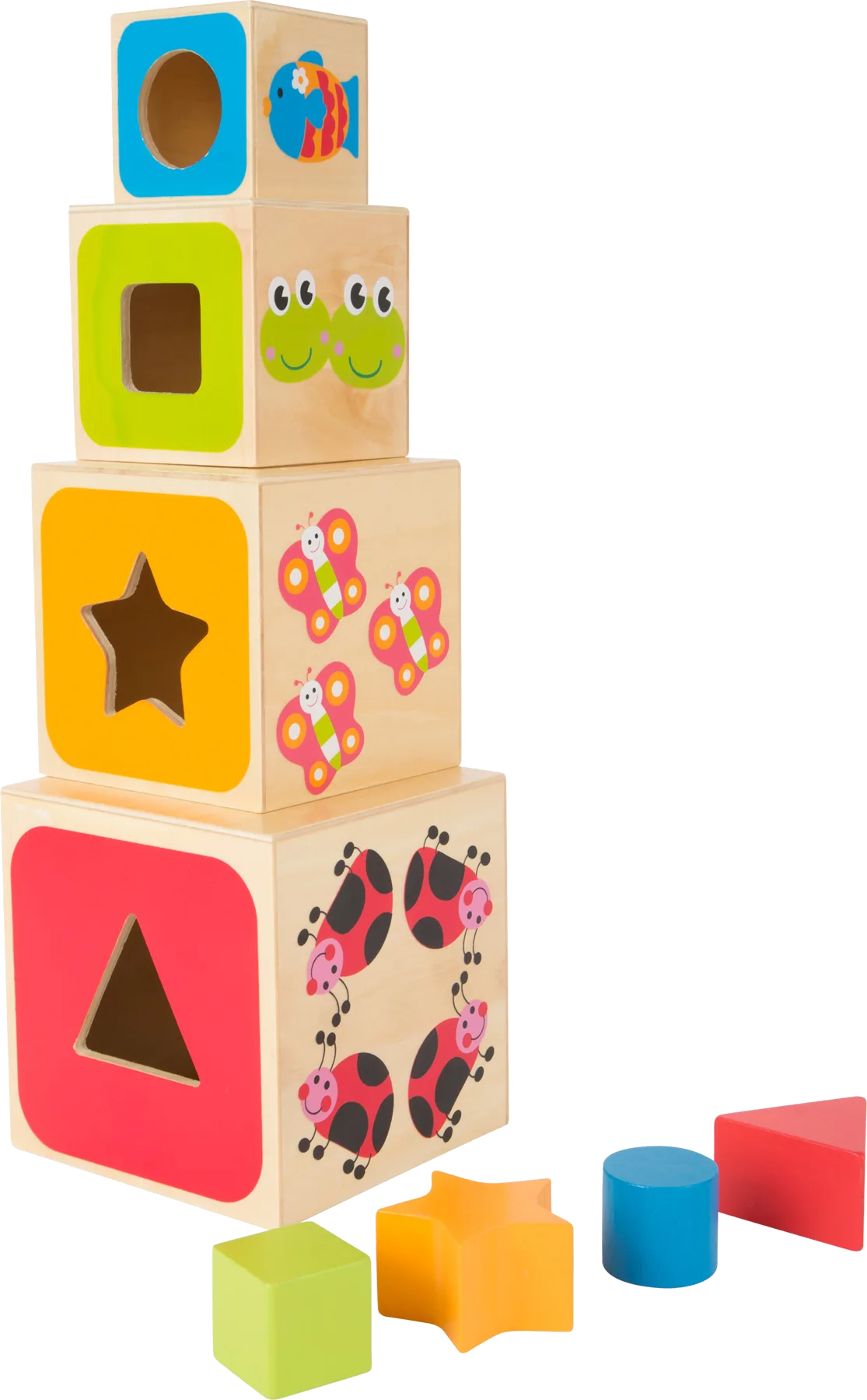 small foot Stable Klodser, ABC Stacking - billede 1