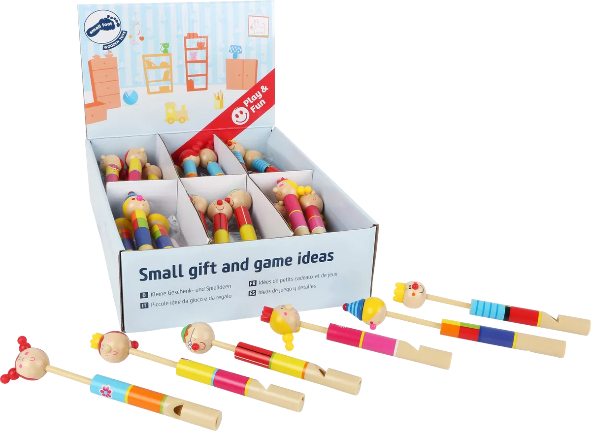 small foot Display Fløjte Klovne (24 stk) - billede 1