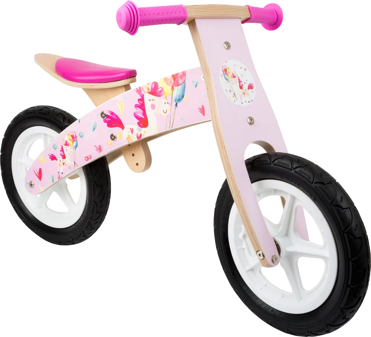small foot Balance Cykel, Unicorn/Pink - billede 1