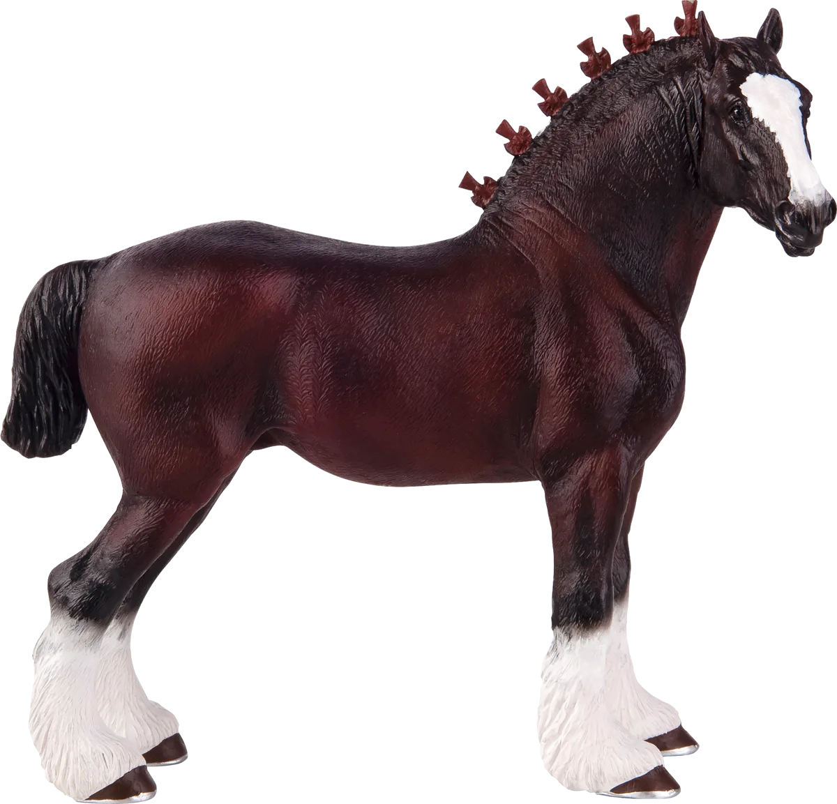 Mojo Shire Hest, Kastanje - billede 1