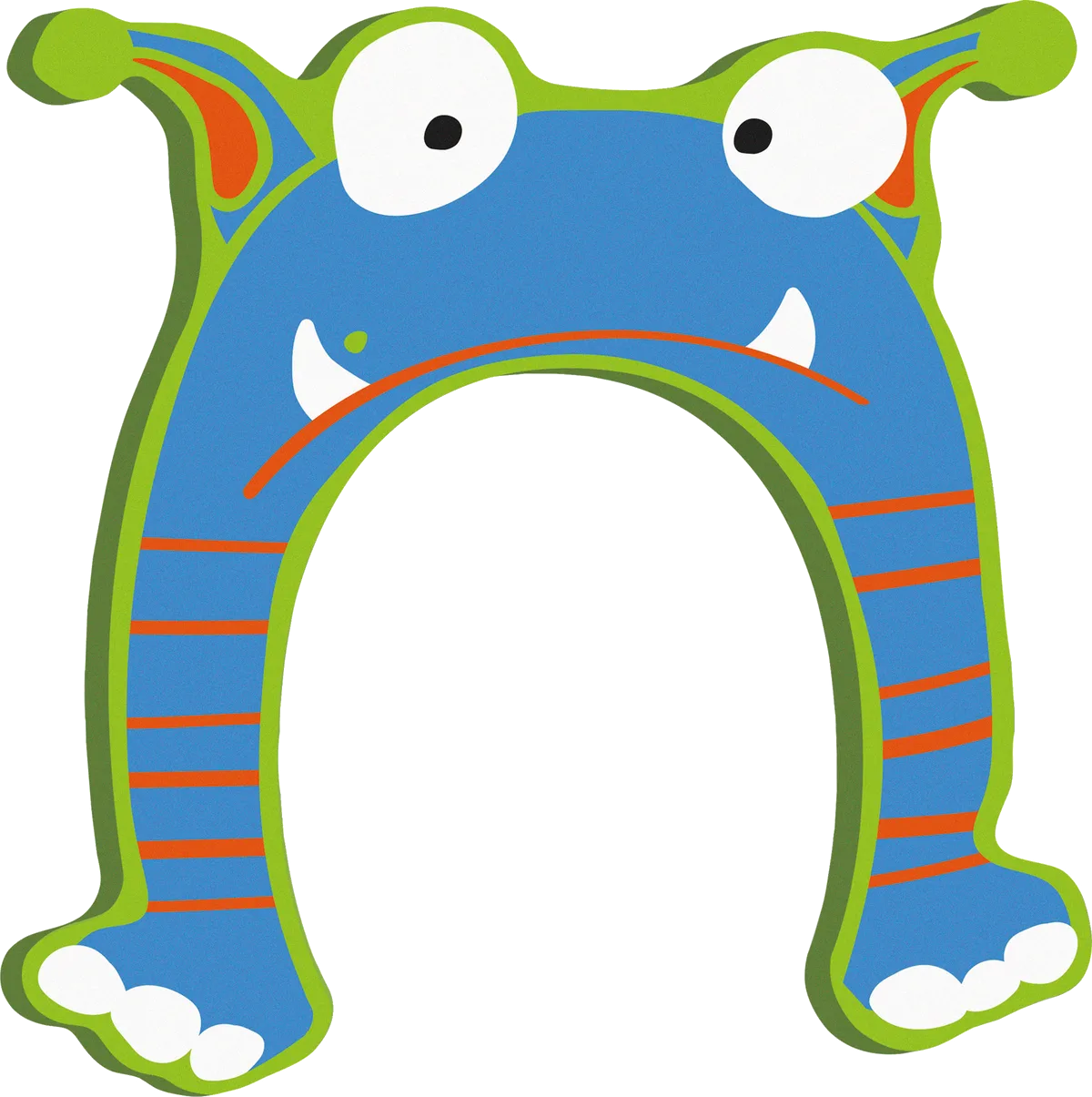 small foot ABC Bogstav Monster Marilyn, Bambus - billede 1