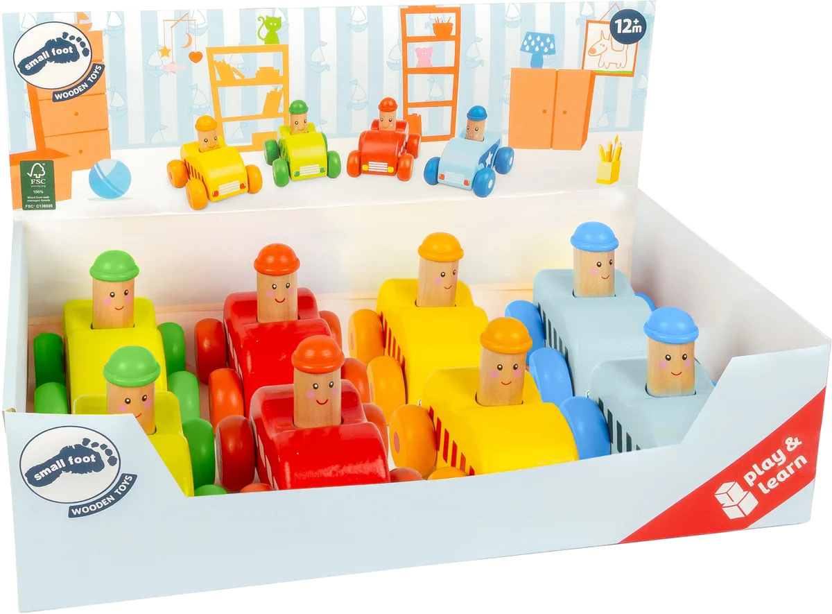 small foot Display Bil (8.stk) - billede 1