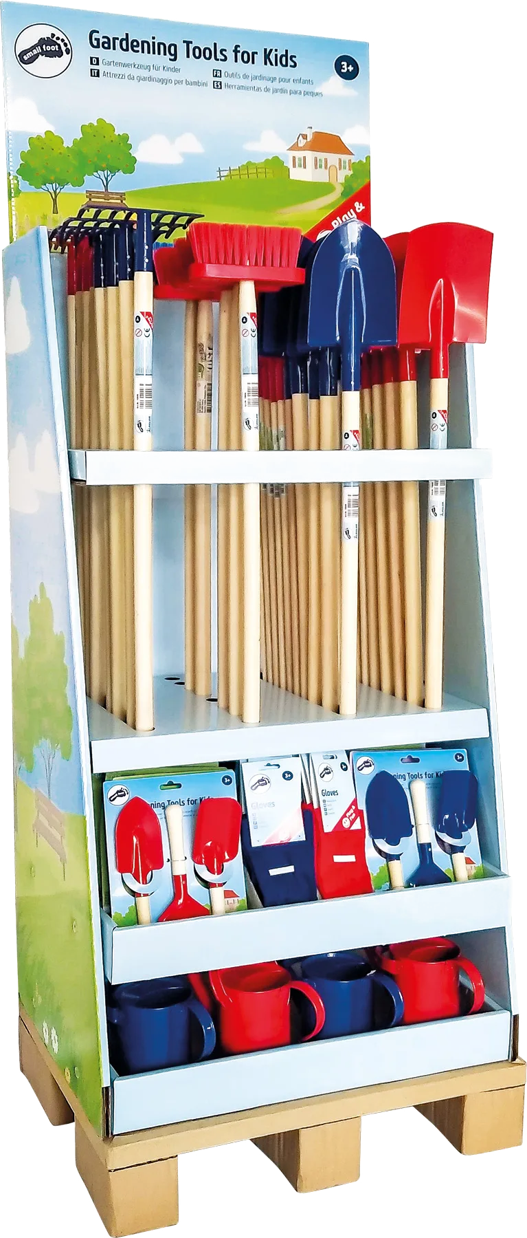 small foot Display Have Redskaber (92Stk.) - billede 1