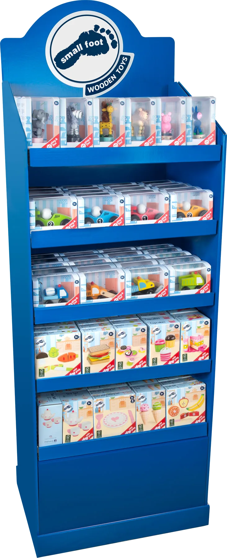 small foot Impuls Reol med Produkter - billede 1