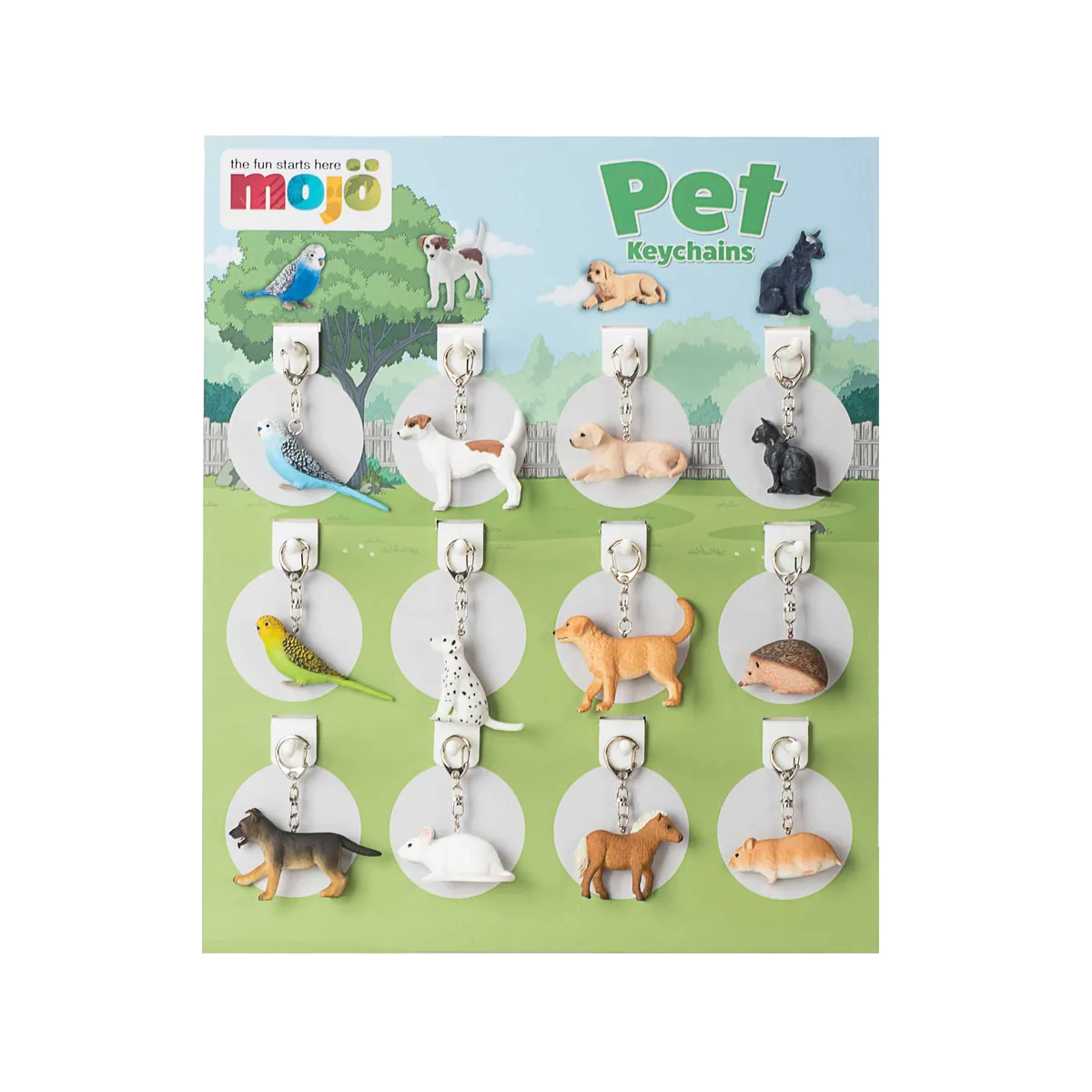 Mojo Display Nøglering (72 stk.), Husdyr - billede 1