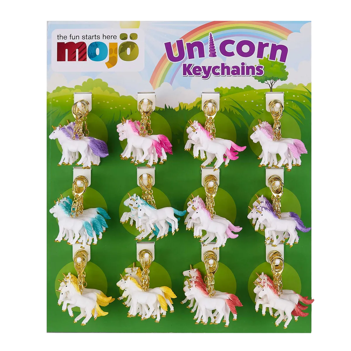 Mojo Display Nøglering (72 stk.), Enhjørning - billede 1