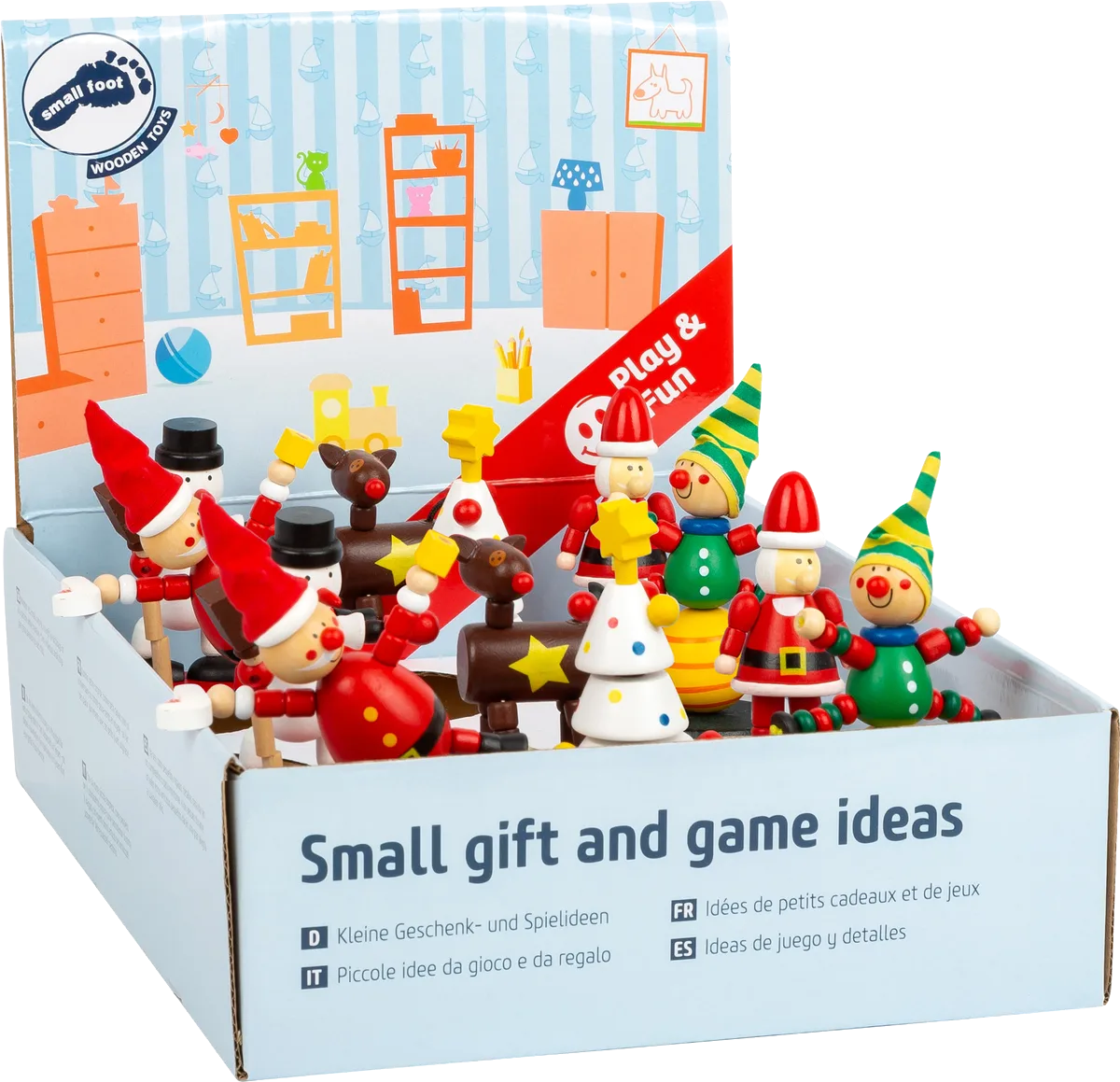 small foot Display Dansende Figur (12 stk), Jul - billede 1