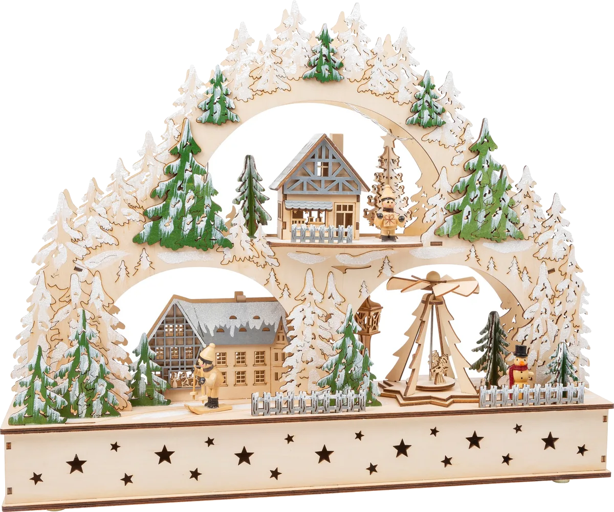 small foot Julelampe, Vinter By med Arkader - billede 1