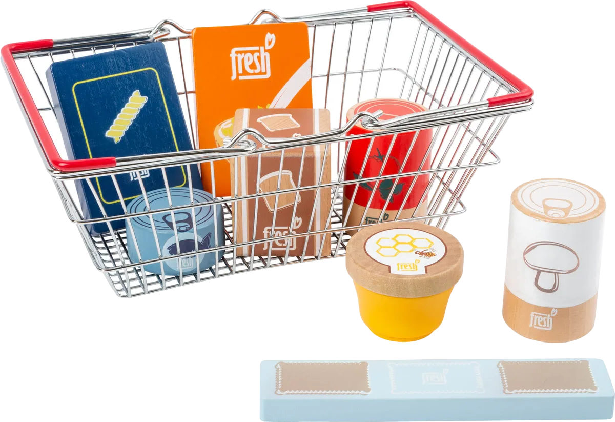 small foot Shoppingkurv med Kolonialvarer, Fresh - billede 1