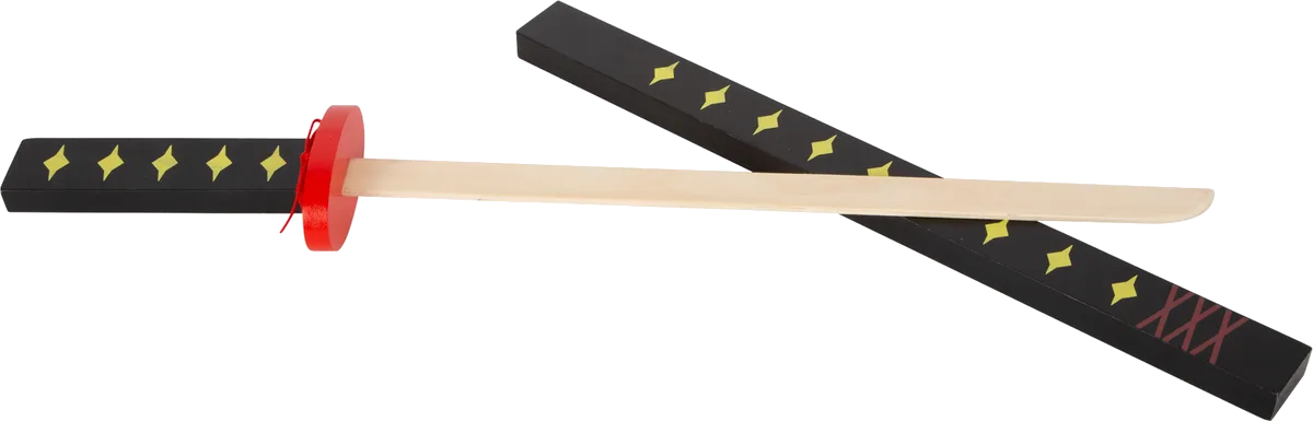 Japanese Wooden Katana Sword - billede 1