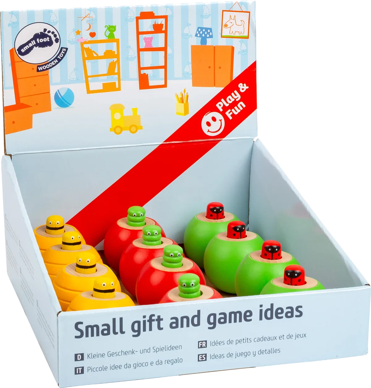 small foot Display Vippe Insekter (12 stk) - billede 1