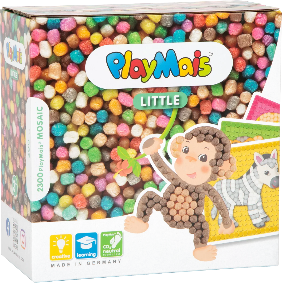 small foot PlayMais (2300 Dele), Mosaik Little Zoo - billede 1