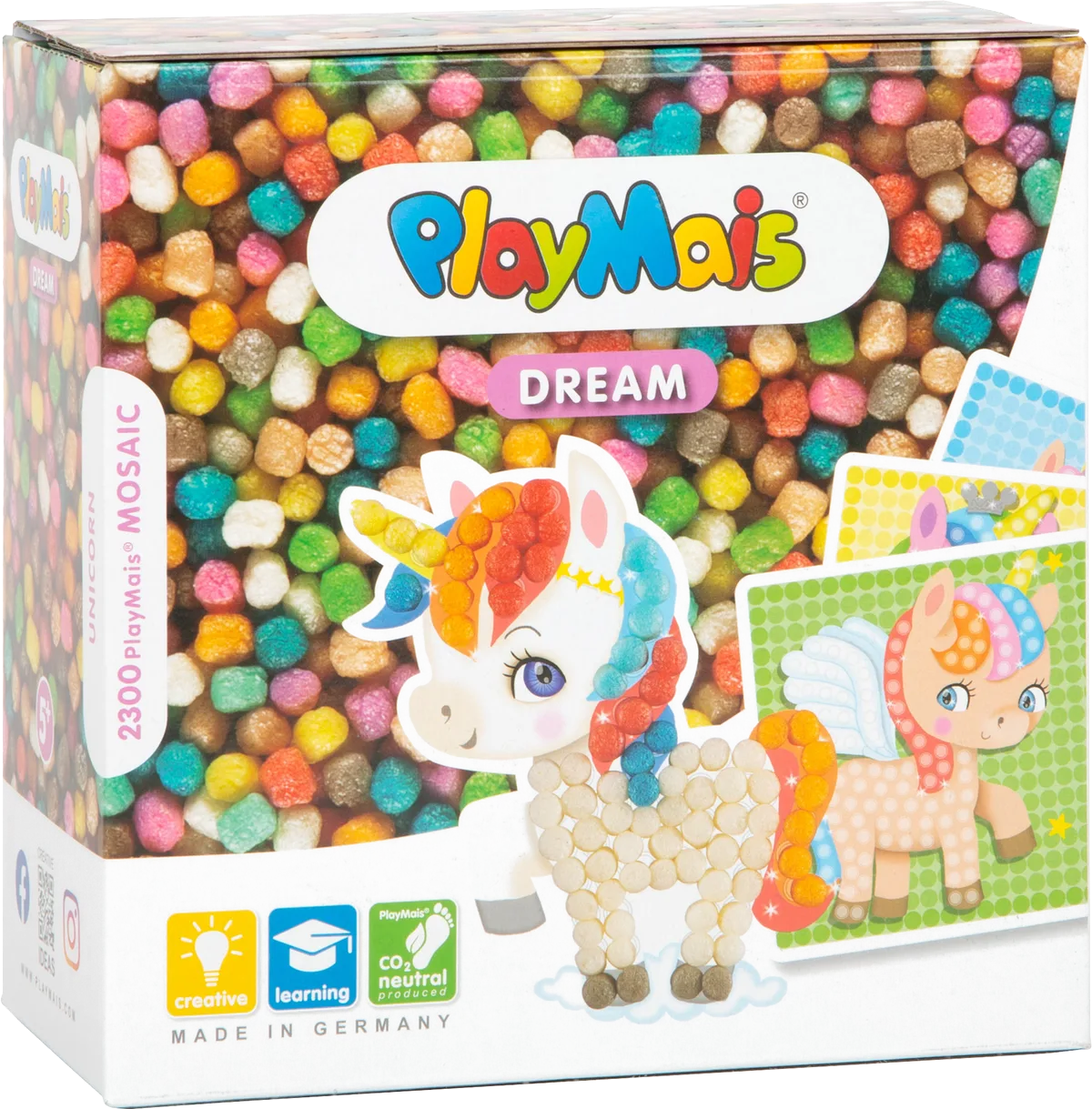 small foot PlayMais (2300 dele), Mosaic Dream Unicorn - billede 1