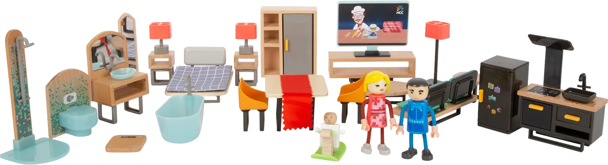 small foot Dukkehus Møbelsæt, Moderne - billede 1