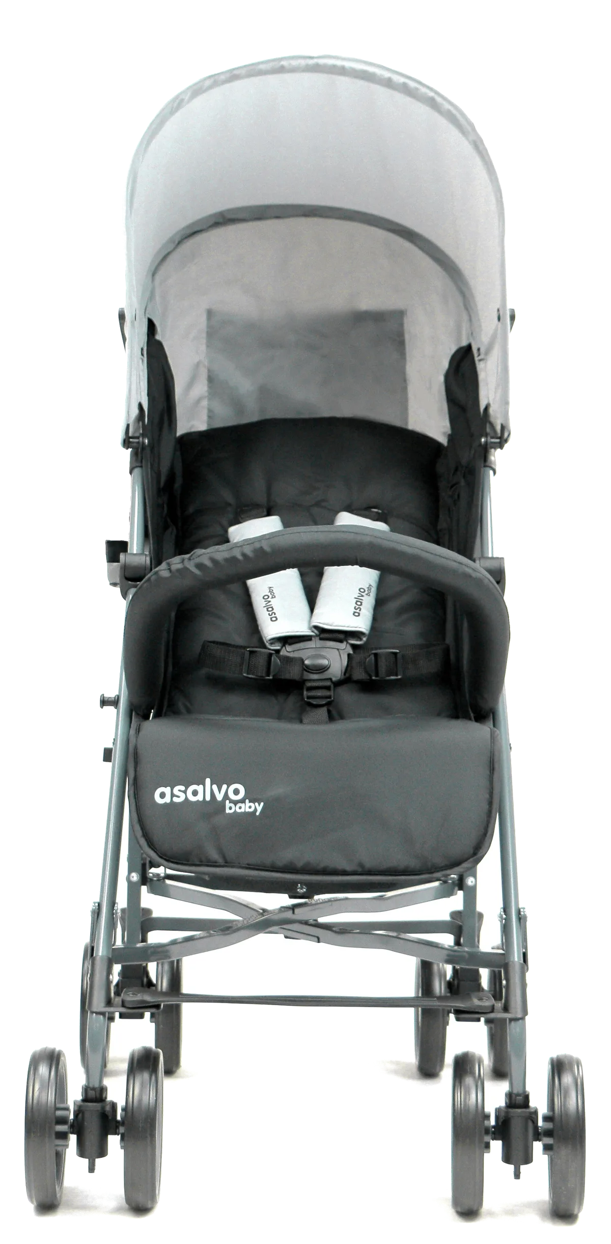 Asalvo Klapvogn Trotter Plus, Antracit - billede 1