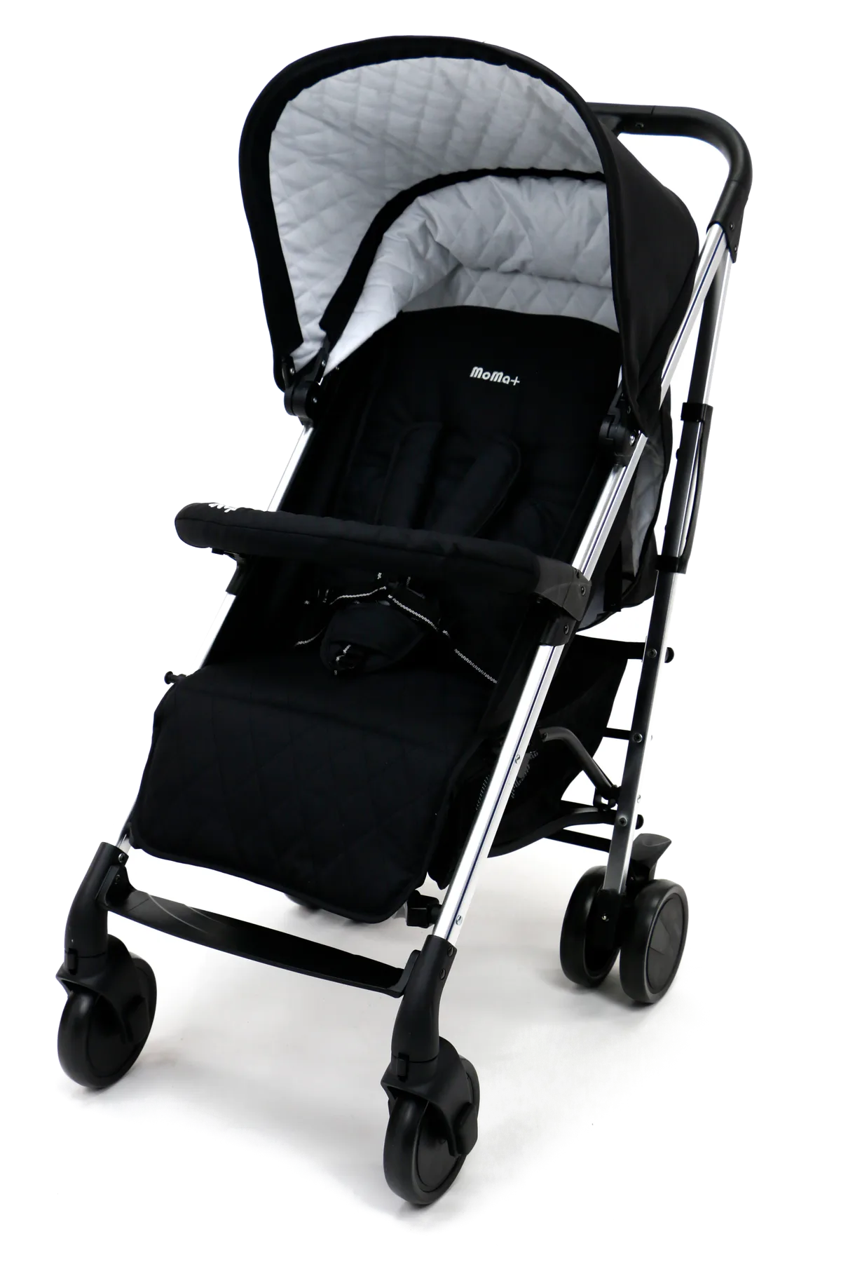 Asalvo Klapvogn Moma Plus, Sort - billede 1