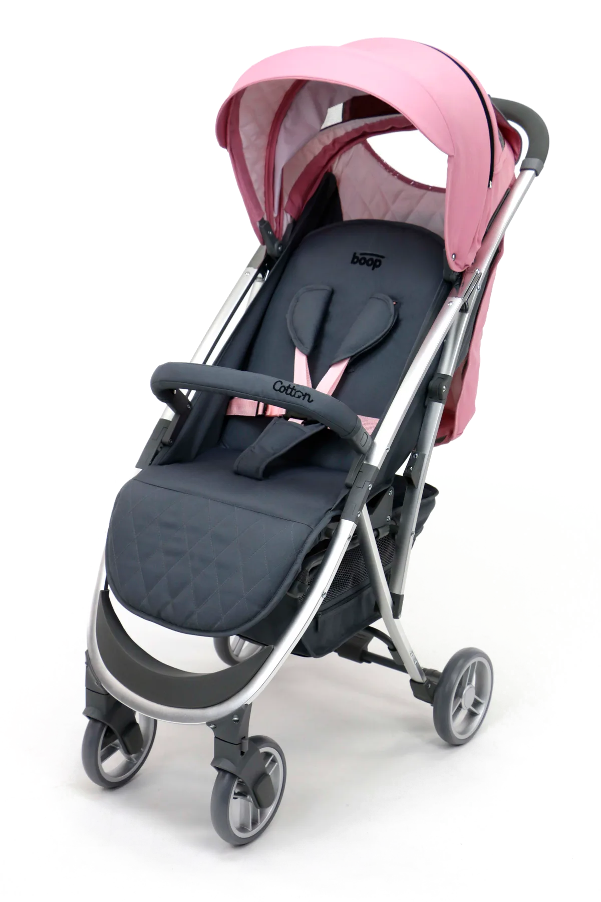 Asalvo Klapvogn Cotton, Rosa - billede 1