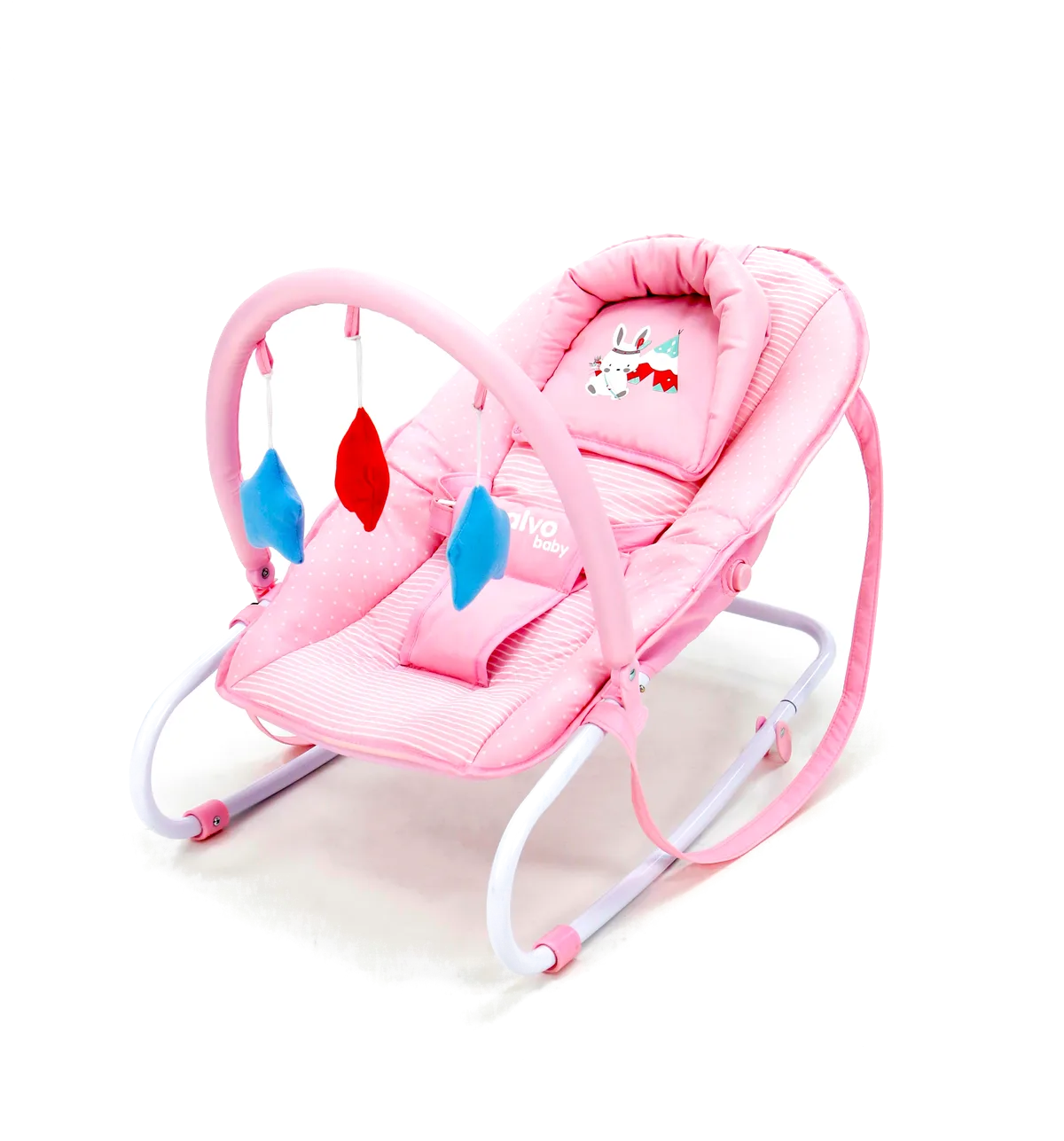 Asalvo Skråstol Baby Kanin Tippi, Pink - billede 1