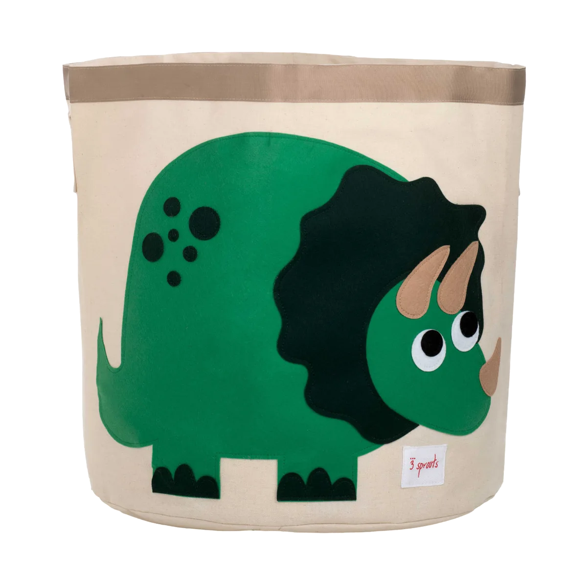 3 Sprouts Opbevaringsbeholder Rund, Dinosaur - billede 1