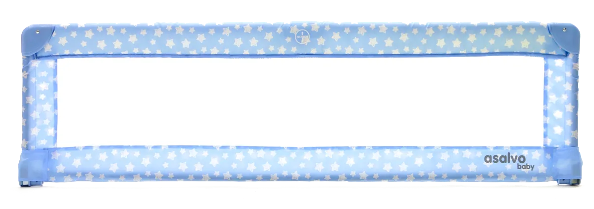 Asalvo BED RAIL 150CM STARS LIGHT BLUE - billede 1