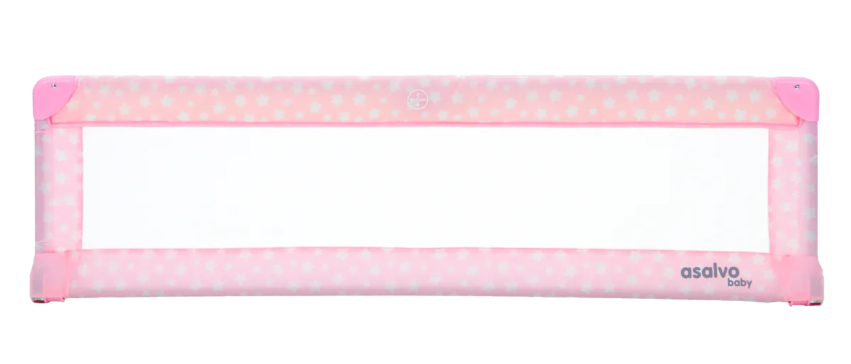 Asalvo BED RAIL 150CM STARS PINK - billede 1