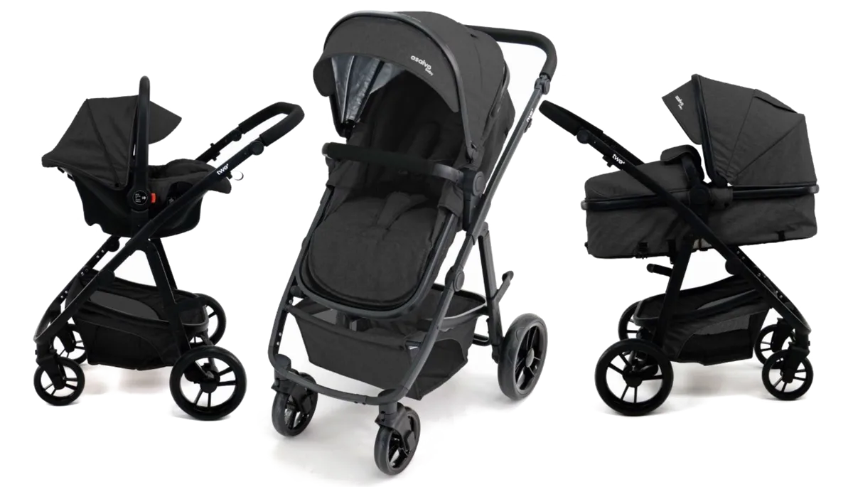 Asalvo Convertible Two+, Sort - billede 1