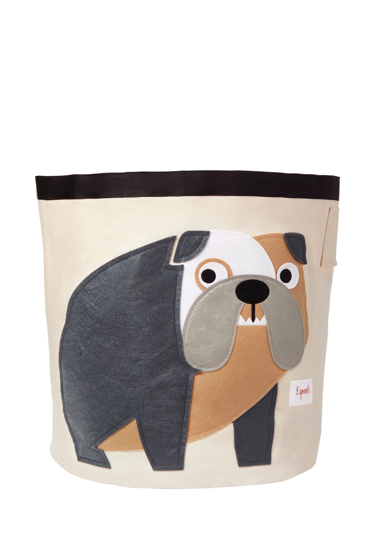 3 Sprouts Opbevaringsbeholder Rund, Bulldog - billede 1