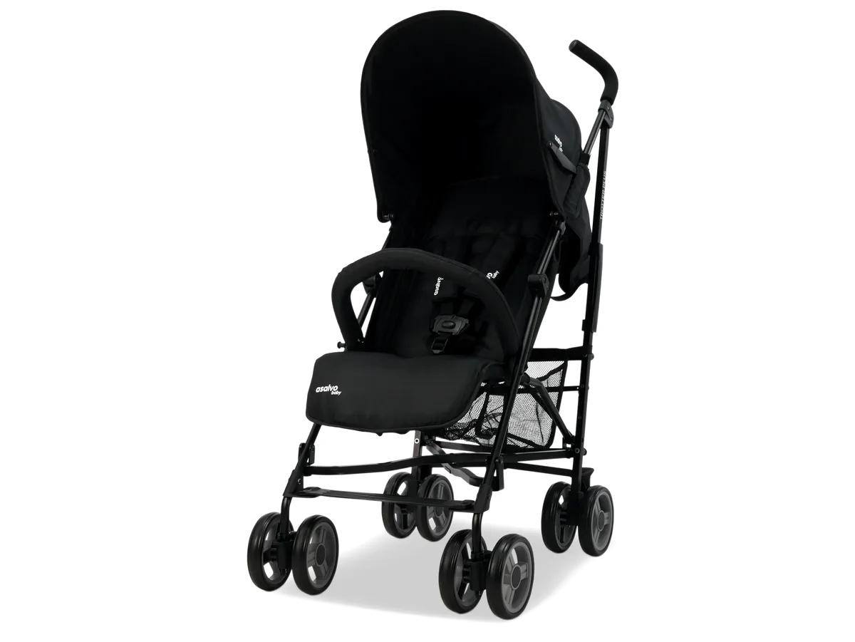 Asalvo Klapvogn Trotter Plus, Sort - billede 1