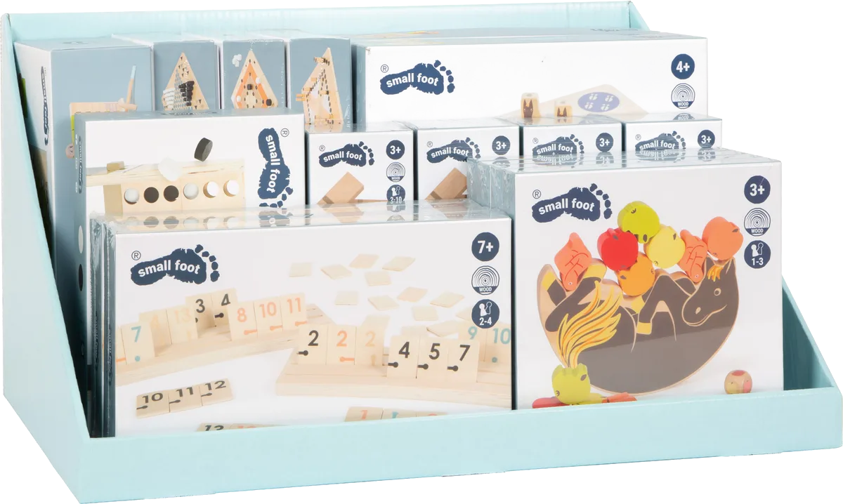 small foot Display (POS) Spil, fire venner - billede 1