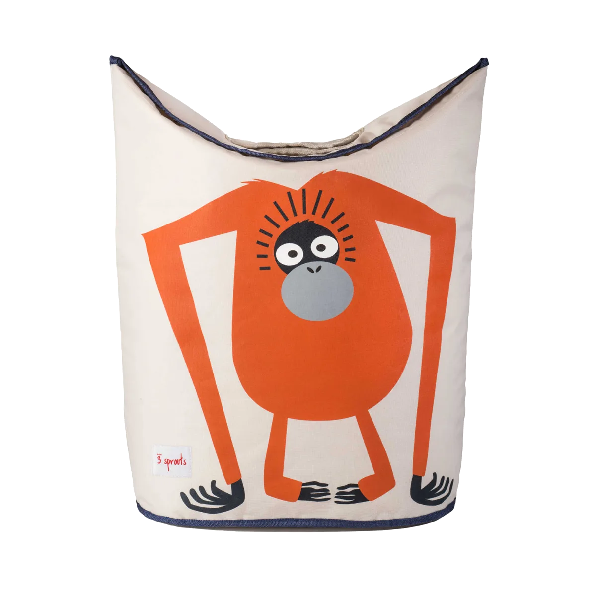3 Sprouts Vasketøjskurv, Orangutan - billede 1