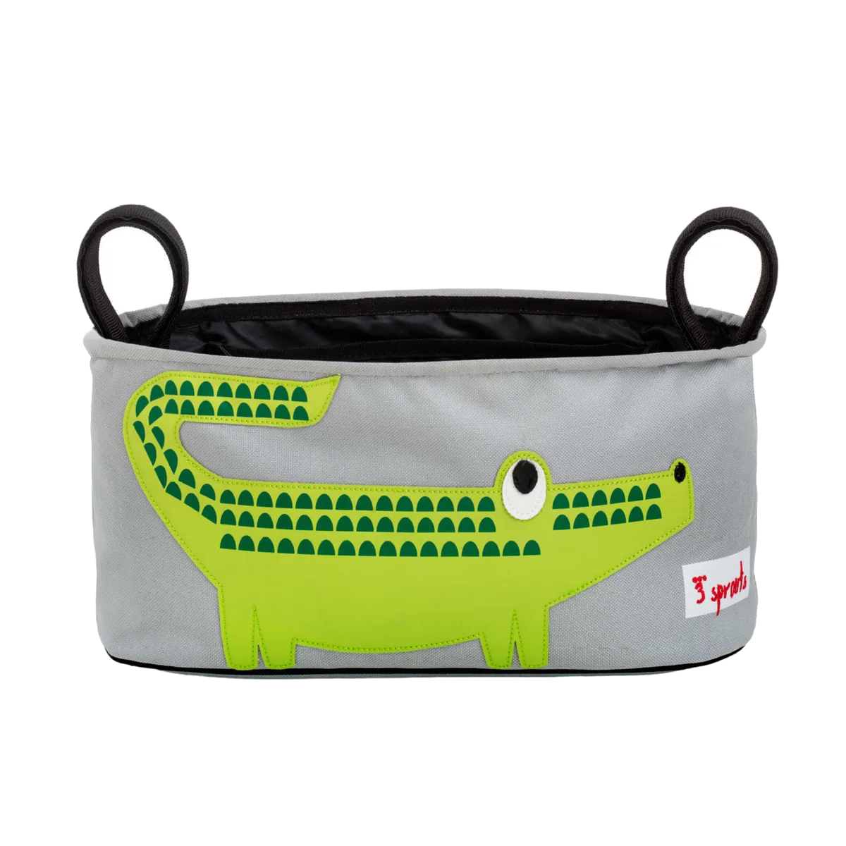 3 Sprouts Opbevaringskurv til klap- og barnevogn (Stroller organizer), Krokodille - billede 1