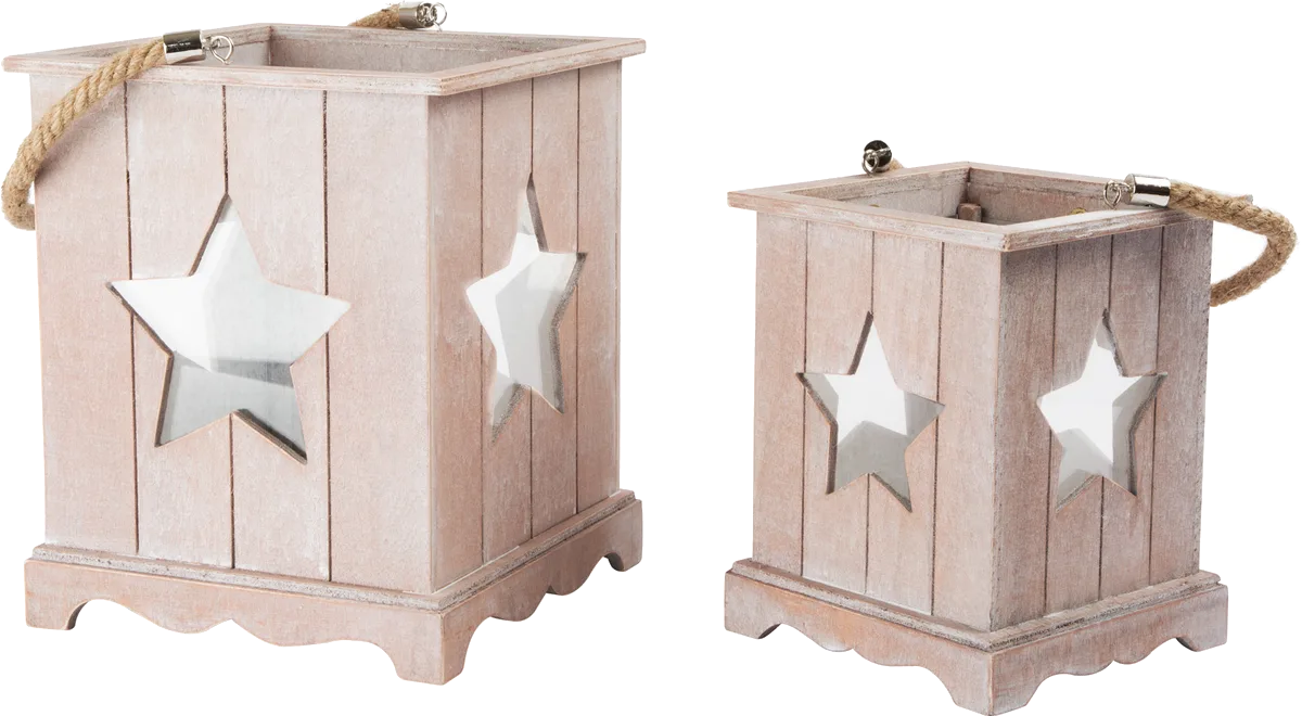 Legler Lanterner (2 stk.), Shabby Chic - billede 1