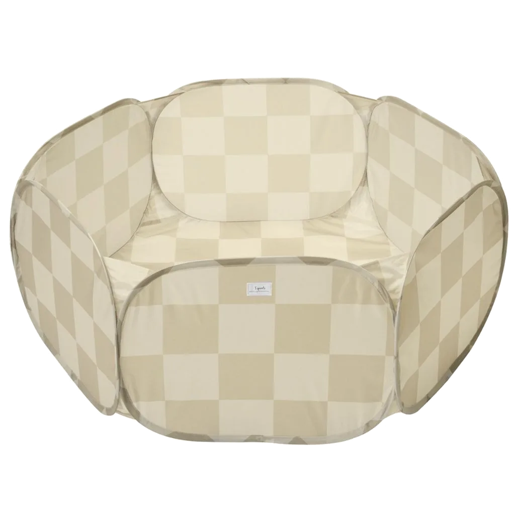 3 Sprouts Boldbassin, Checkerboard beige - billede 1