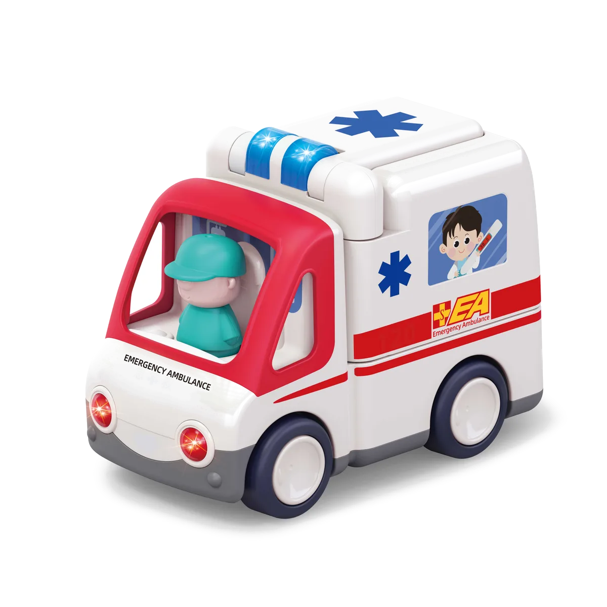 Kinder and Kids Ambulance med lys, musik og bevægelse - billede 1