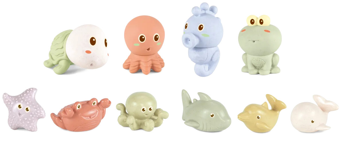 Kinder and Kids BIOplast badelegetøj vandjet havdyr (10 stk.) - billede 1