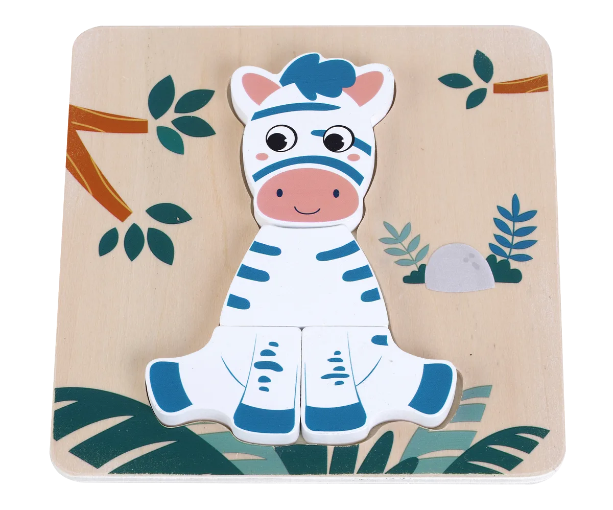 Kinder and Kids Puslespil, Zebra - billede 1