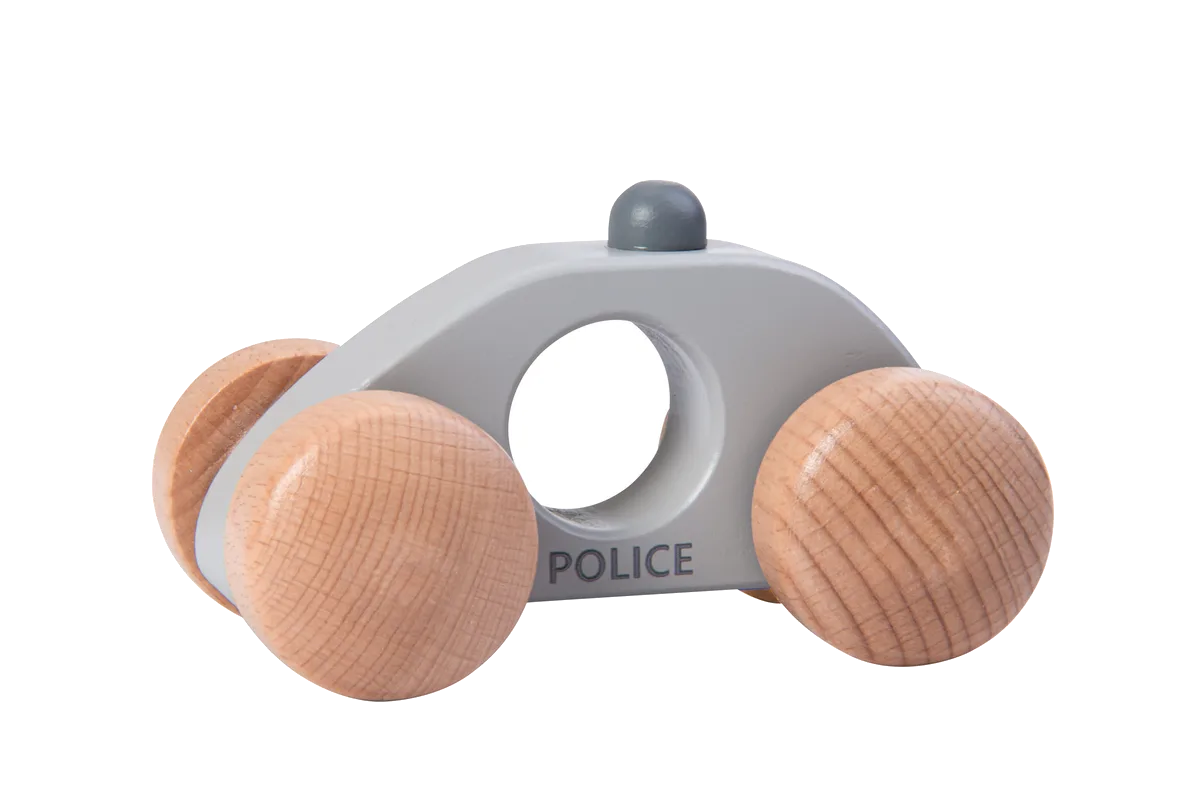 Kinder and Kids Politibil, Grå - billede 1
