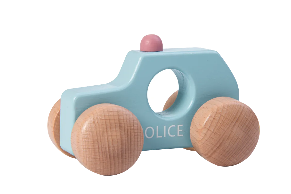 Kinder and Kids Politibil, Blå - billede 1