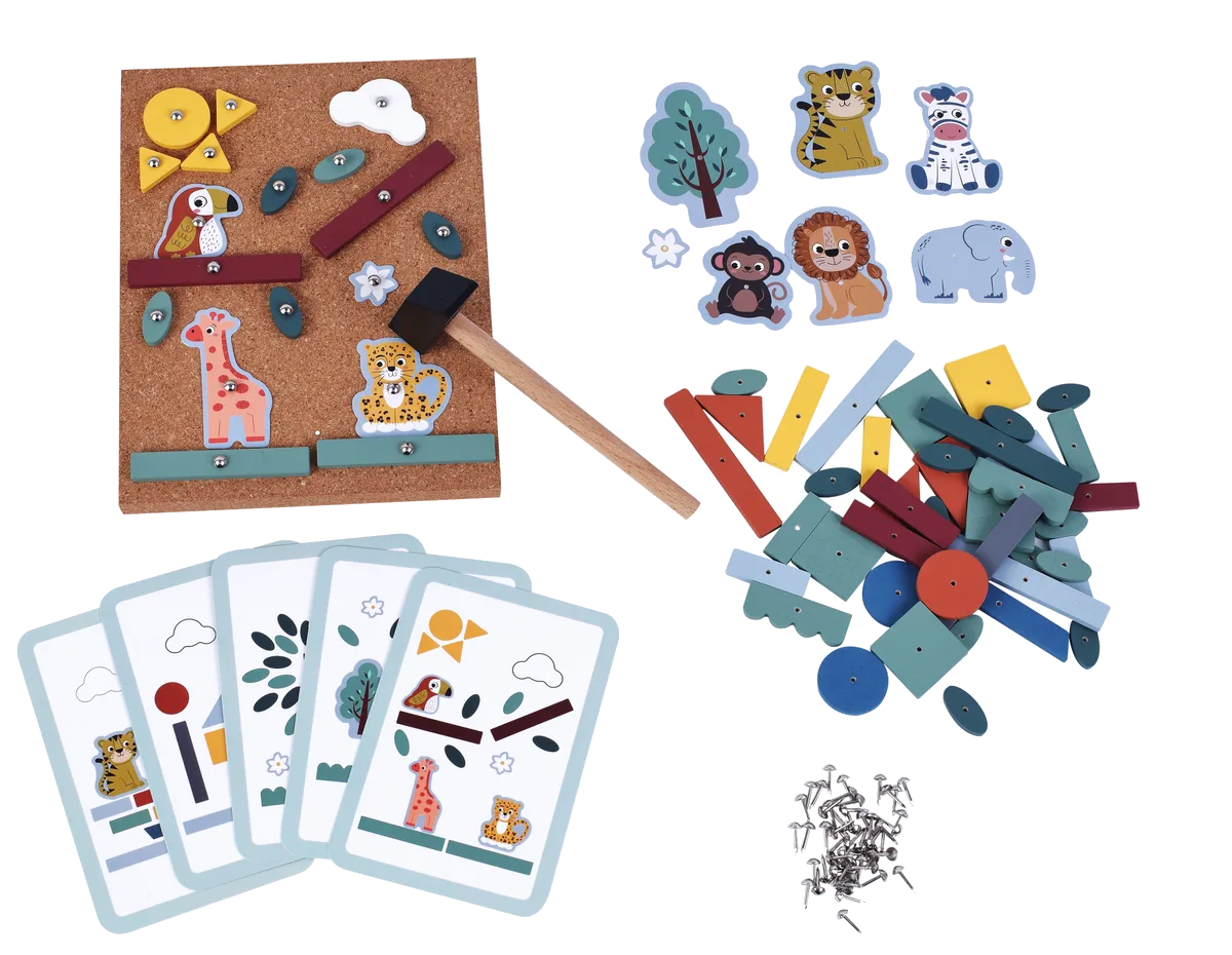 Kinder and Kids Leg med hammer og søm, Jungle - billede 1