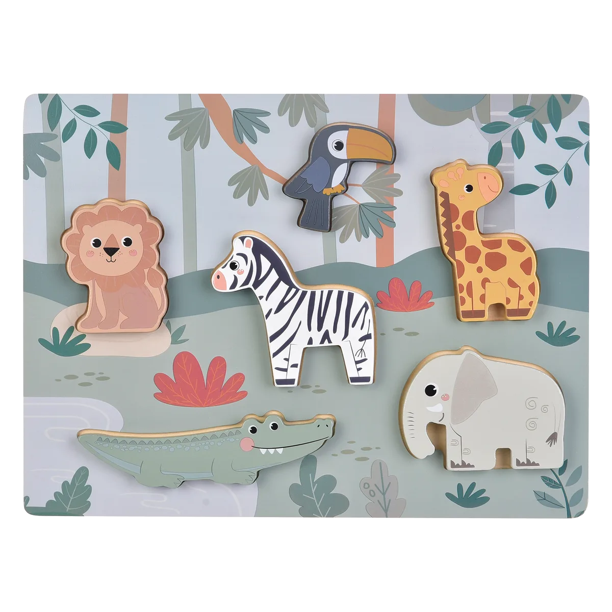 Kinder and Kids Puslespil, Jungle - billede 1