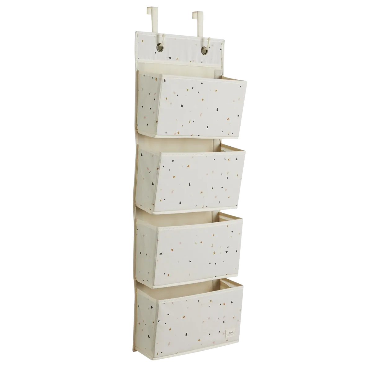 3 Sprouts Dørophæng med lommer, Terrazzo creme - billede 1