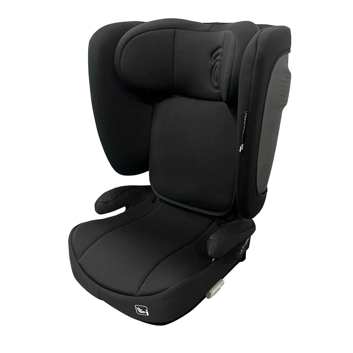 Asalvo Autostol I-size 100 - 150 cm, Omniguard, Sort - billede 1