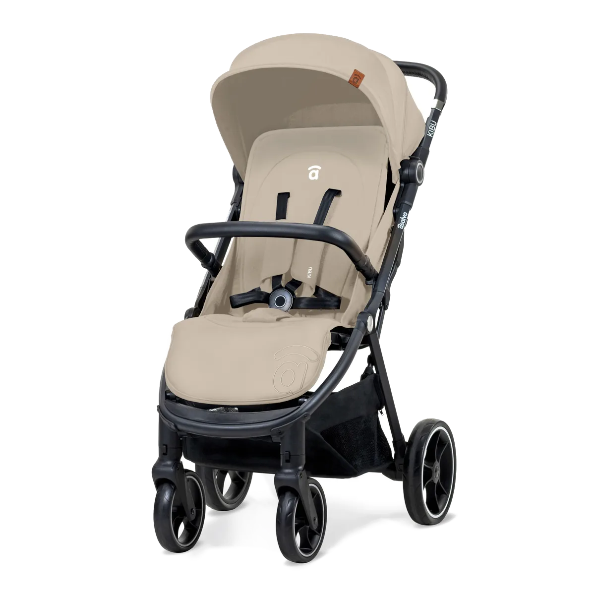 Asalvo Klapvogn Kibu, Beige - billede 1